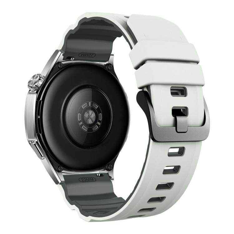 22mm Alpine Two Color Silicone Watch Band