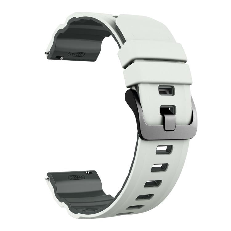 22mm Alpine Two Color Silicone Watch Band