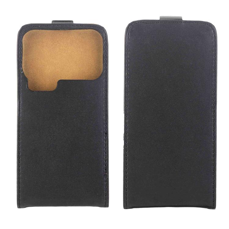 For Xiaomi 17 Pro Max Vertical Flip Leather Case with Card Slot - Black