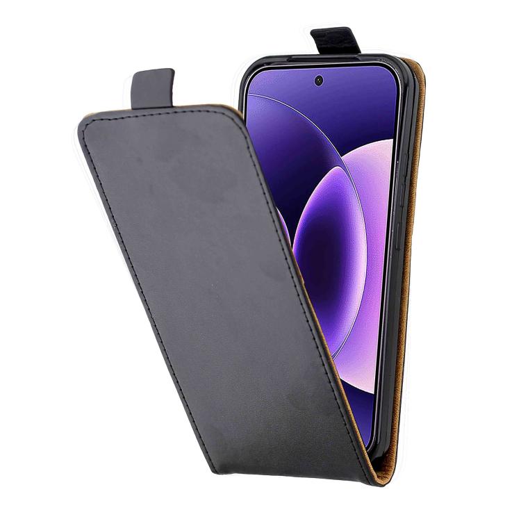 For Xiaomi 17 Pro Max Vertical Flip Leather Case with Card Slot - Black