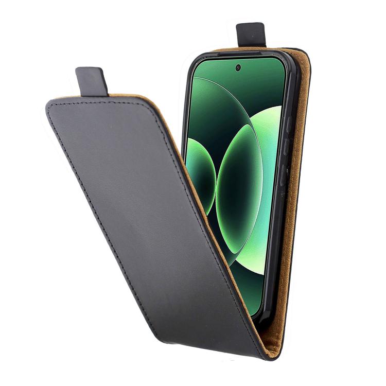 For Xiaomi 17 Pro Vertical Flip Leather Case with Card Slot - Black