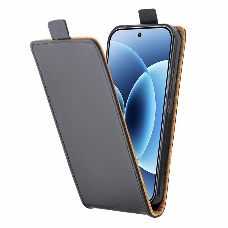 For Xiaomi 17 Vertical Flip Leather Case with Card Slot - Black