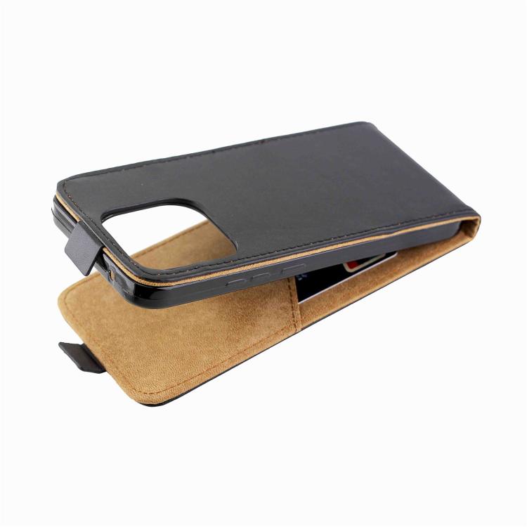 For Xiaomi 15T Vertical Flip Leather Case with Card Slot - Black