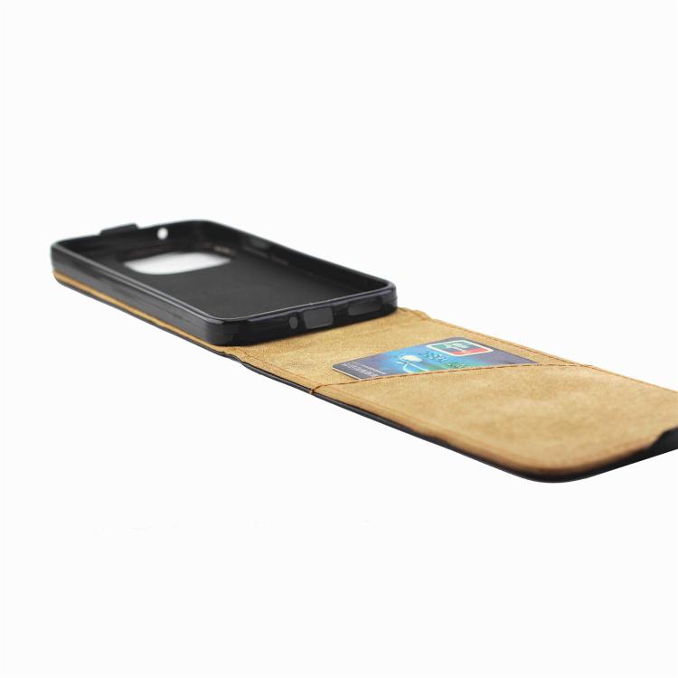 For Xiaomi 15T Vertical Flip Leather Case with Card Slot - Black