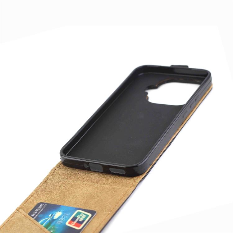 For Xiaomi 15T Pro Vertical Flip Leather Case with Card Slot - Black