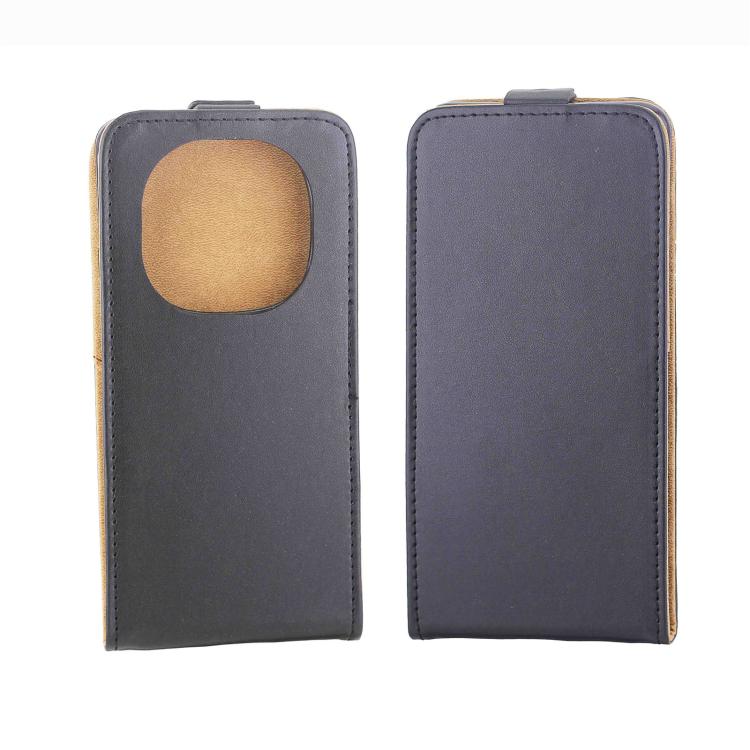 For Redmi Note 15 Pro+ 5G Global 163.3mm Vertical Flip Leather Case with Card Slot - Black