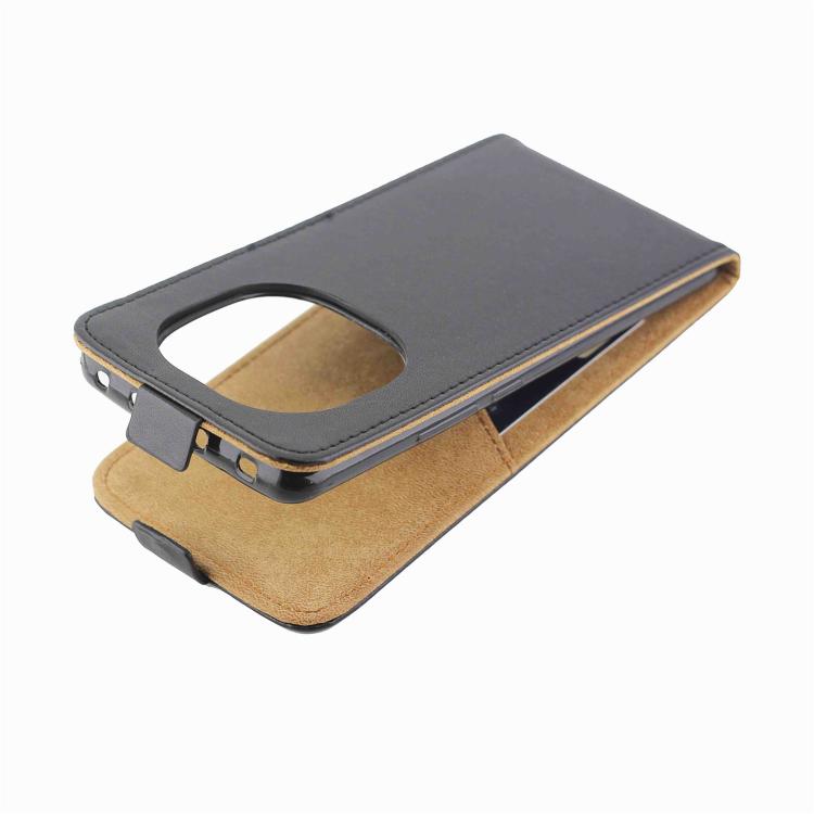 For Redmi Note 15 Pro+ 5G Global 163.3mm Vertical Flip Leather Case with Card Slot - Black