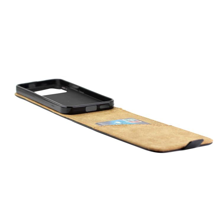 For Xiaomi Poco F8 Pro Vertical Flip Leather Case with Card Slot - Black