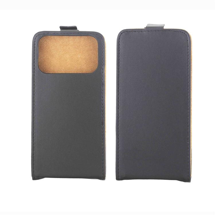 For Redmi K90 Pro Max 5G Vertical Flip Leather Case with Card Slot - Black
