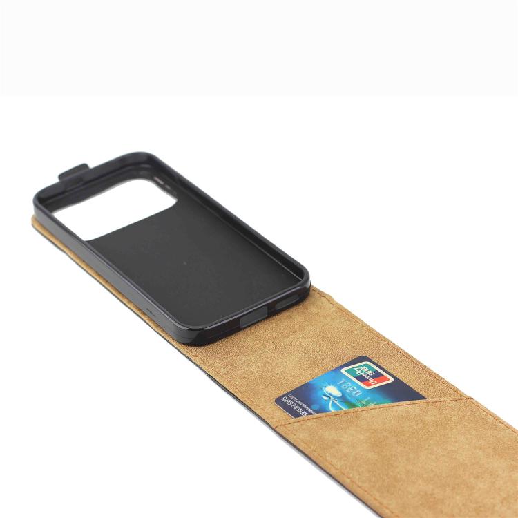 For Xiaomi Poco F8 Ultra Vertical Flip Leather Case with Card Slot - Black