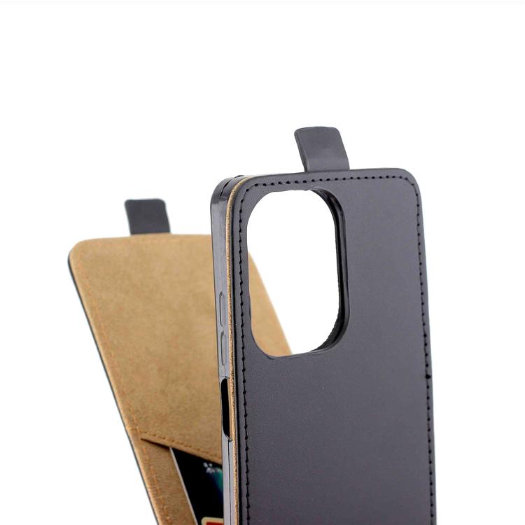 For Xiaomi Poco C71 Vertical Flip Leather Case with Card Slot - Black
