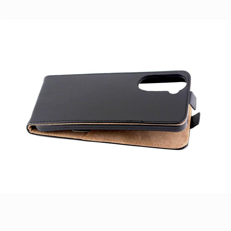For Redmi A7 Pro 4G 171mm Vertical Flip Leather Case with Card Slot - Black
