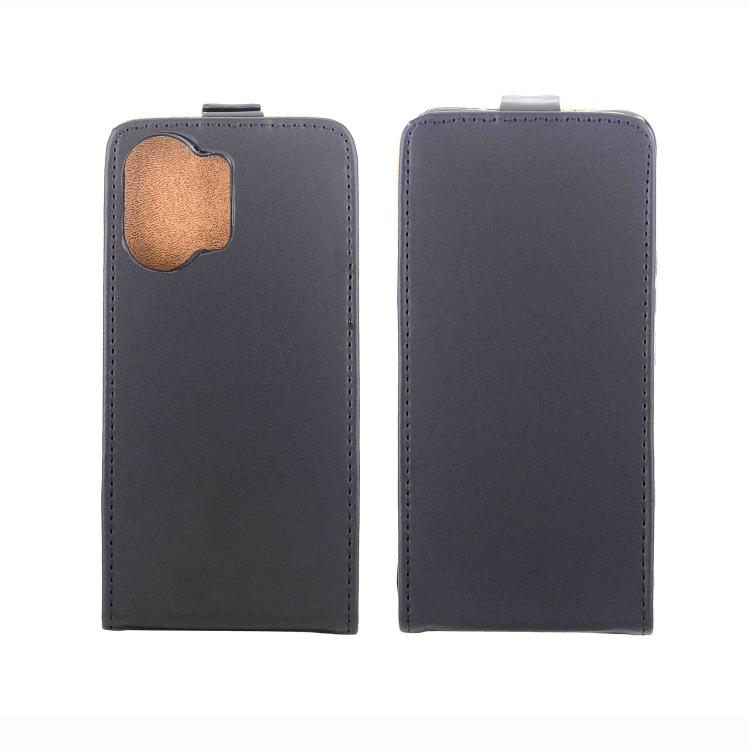 For Redmi Turbo 5 Max 5G Vertical Flip Leather Case with Card Slot - Black