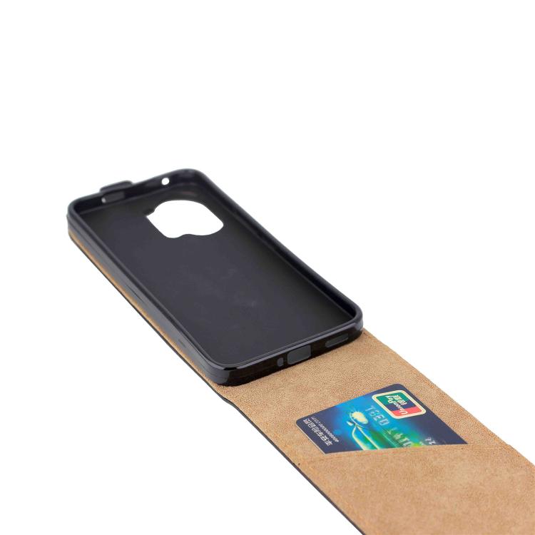 For Redmi Turbo 5 Max 5G Vertical Flip Leather Case with Card Slot - Black