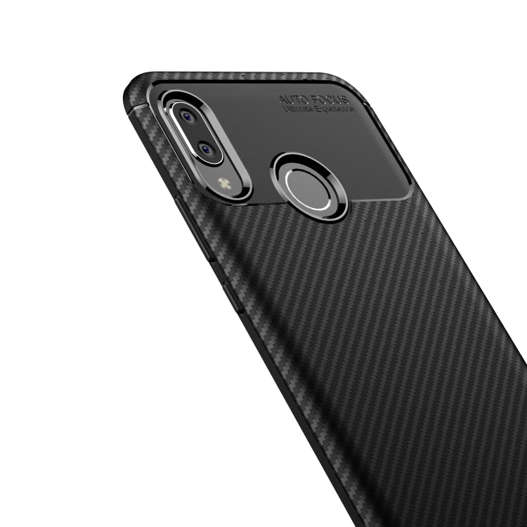 Beetle Series Carbon Fiber Texture Shockproof TPU Case for Huawei Nova 3