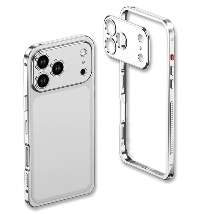 For iPhone 17 Pro Ultra-Thin Alloy Metal Frame Shockproof Phone Case with  Lens Frame
