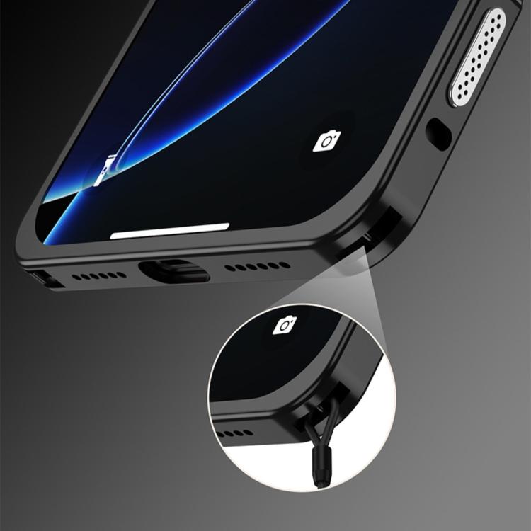 For iPhone 17 Pro Ultra-Thin Alloy Metal Frame Shockproof Phone Case with  Lens Frame