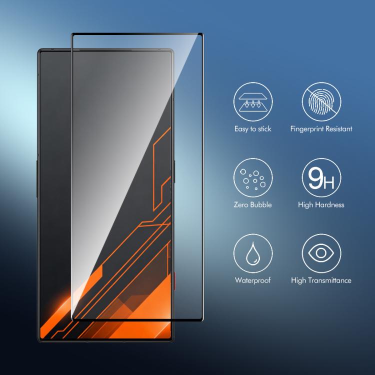 For ZTE Nubia RedMagic 11 Pro / 11 Pro+ ENKAY Hat-Prince 0.18mm 9H 2.5D High Aluminum-silicon Tempered Glass Film, Support Ultrasonic Fingerprint Unclock