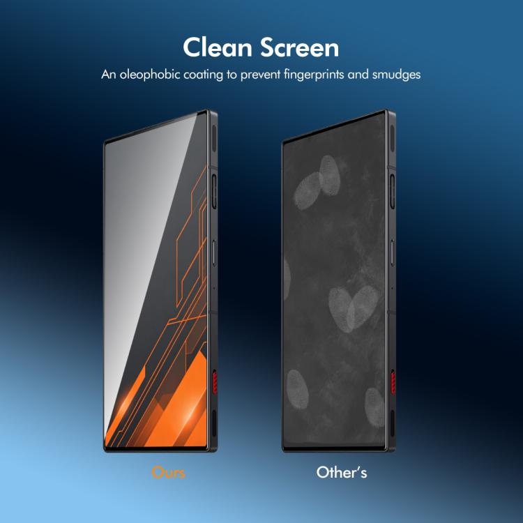 For ZTE Nubia RedMagic 11 Pro / 11 Pro+ ENKAY Hat-Prince 0.18mm 9H 2.5D High Aluminum-silicon Tempered Glass Film, Support Ultrasonic Fingerprint Unclock