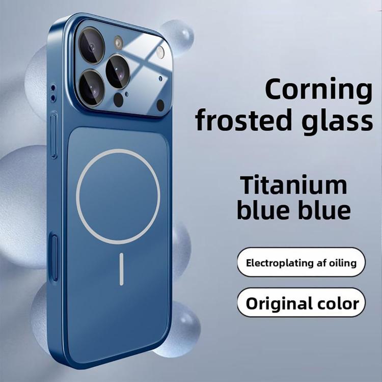For iPhone 15 Pro Max Instantly Transforms Into 17 Pro-Style Window Frosted Glass MagSafe Phone Case