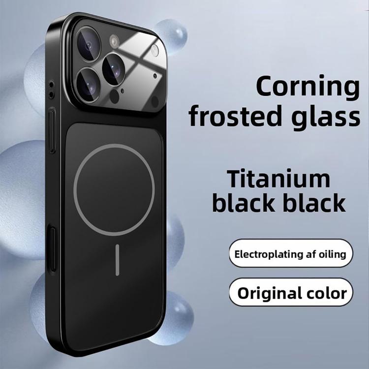 For iPhone 14 Pro Max Instantly Transforms Into 17 Pro-Style Window Frosted Glass MagSafe Phone Case