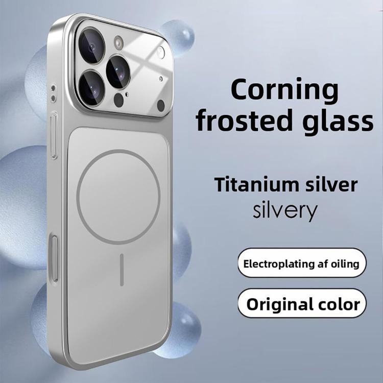 For iPhone 14 Pro Max Instantly Transforms Into 17 Pro-Style Window Frosted Glass MagSafe Phone Case