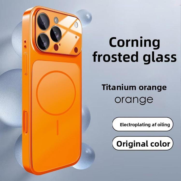 For iPhone 13 Pro Max Instantly Transforms Into 17 Pro-Style Window Frosted Glass MagSafe Phone Case