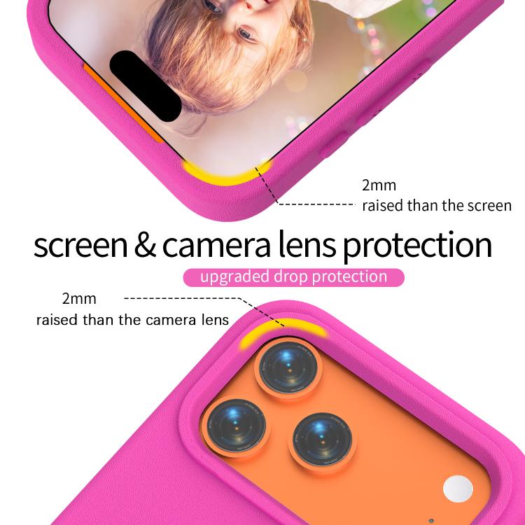 For iPhone 17 Pro Penguin Baby EVA Shockproof Phone Case with Holder