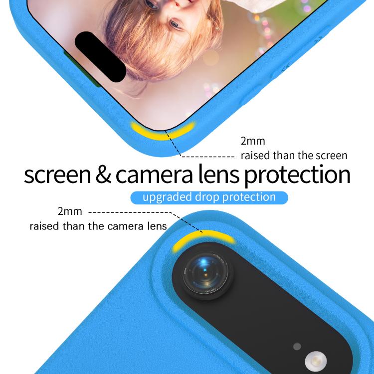 For iPhone Air Penguin Baby EVA Shockproof Phone Case with Holder