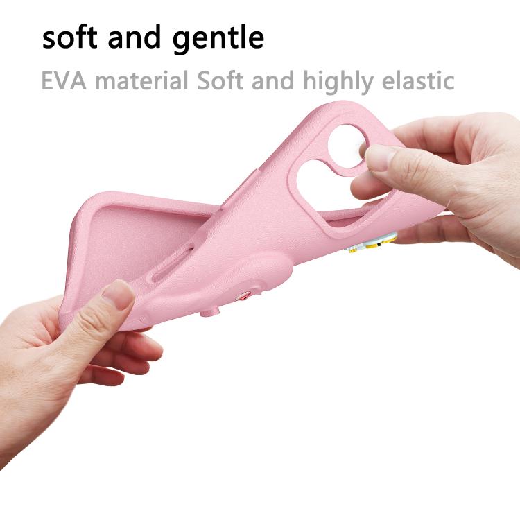For iPhone 16 Pro Penguin Baby EVA Shockproof Phone Case with Holder