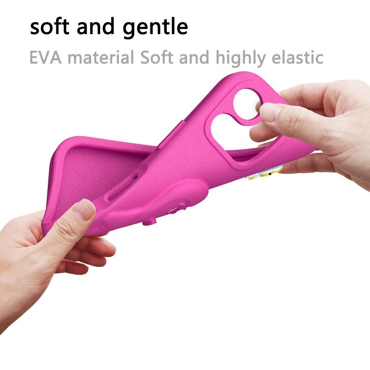 For iPhone 16 Pro Max Penguin Baby EVA Shockproof Phone Case with Holder
