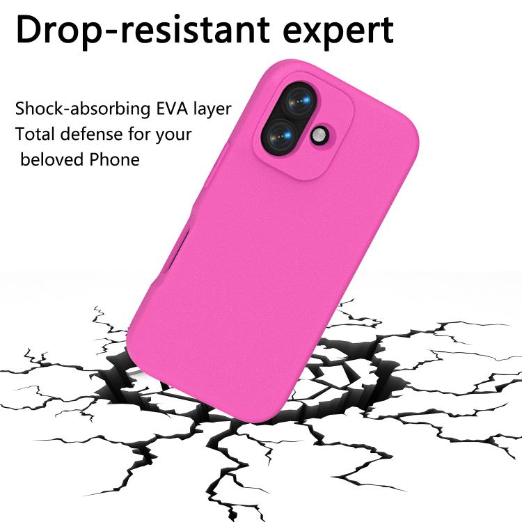 For iPhone 16 Guard Screen EVA Shockproof Phone Case