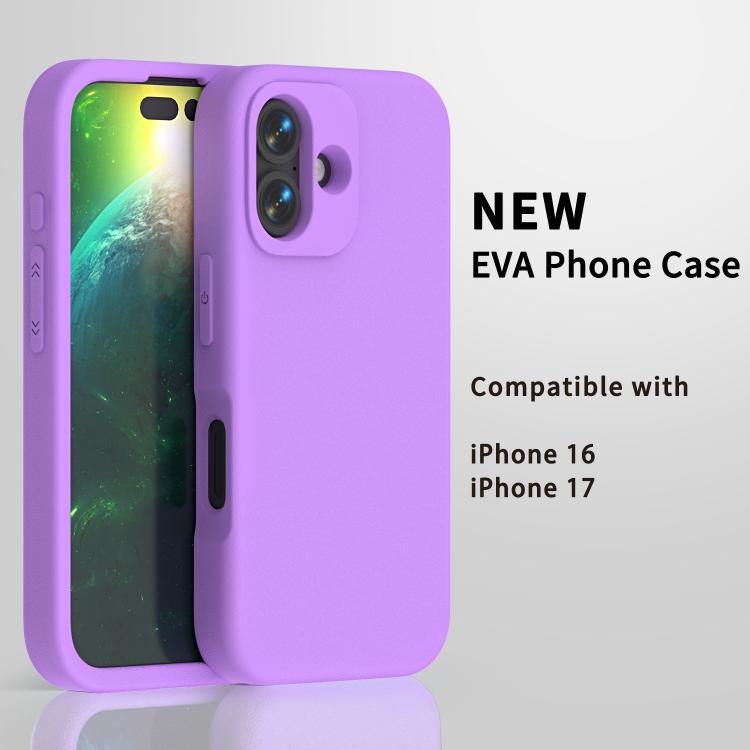 For iPhone 16 Guard Screen EVA Shockproof Phone Case