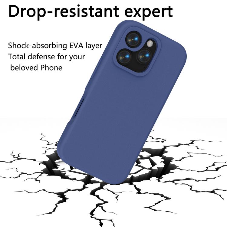 For iPhone 16 Pro Guard Screen EVA Shockproof Phone Case