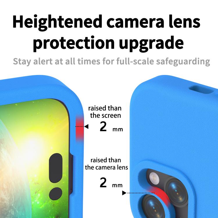 For iPhone 15 Guard Screen EVA Shockproof Phone Case