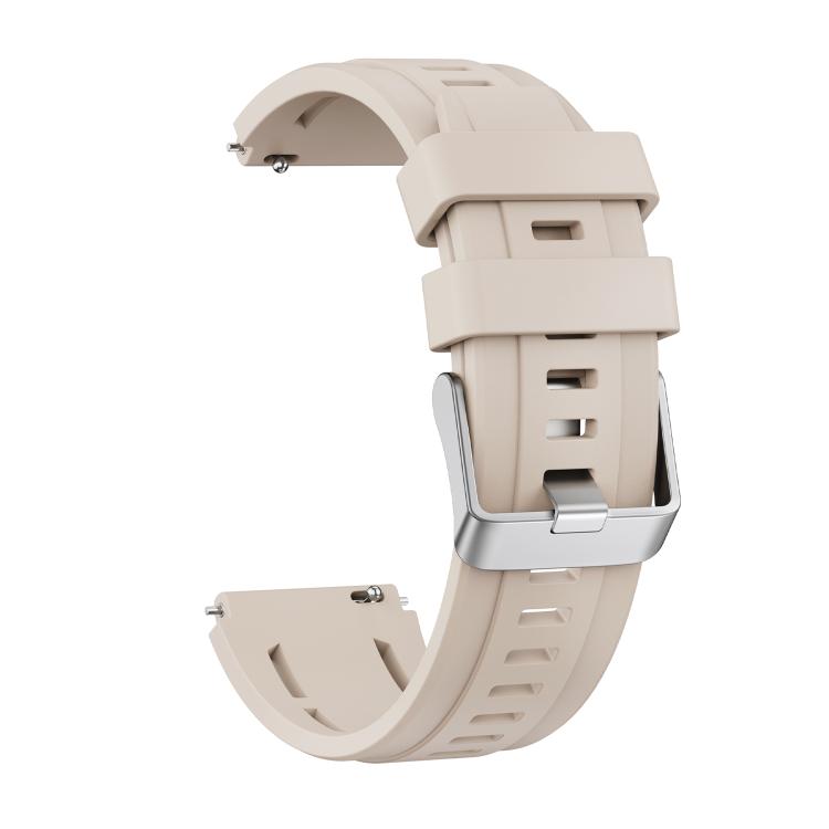 For Huawei Watch Ultimate 2 Silver Pin Buckle Single Color Silicone Watch Band