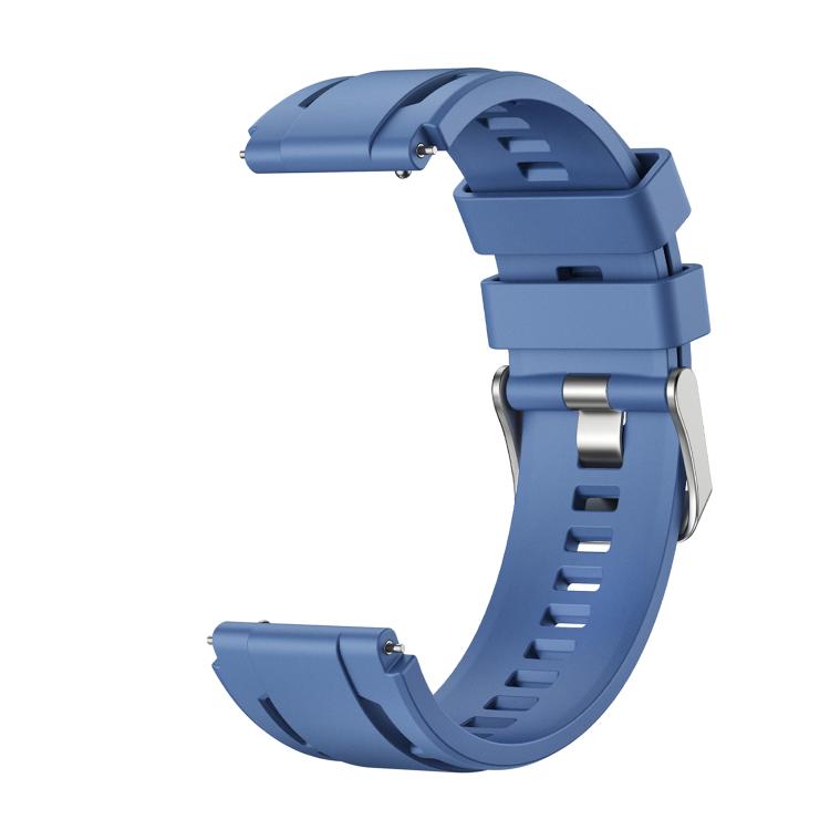 For Huawei Watch Ultimate 2 Silver Pin Buckle Single Color Silicone Watch Band