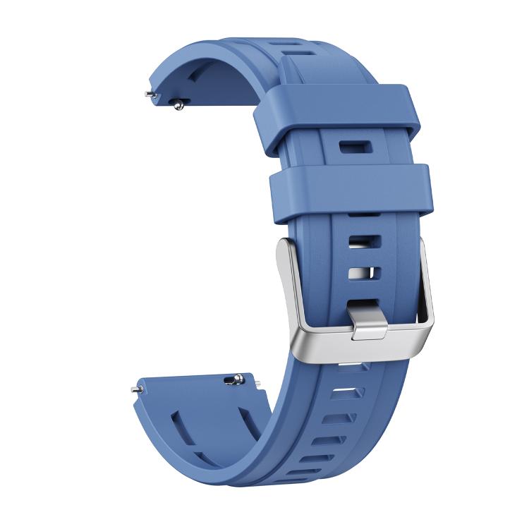 For Huawei Watch Ultimate 2 Silver Pin Buckle Single Color Silicone Watch Band