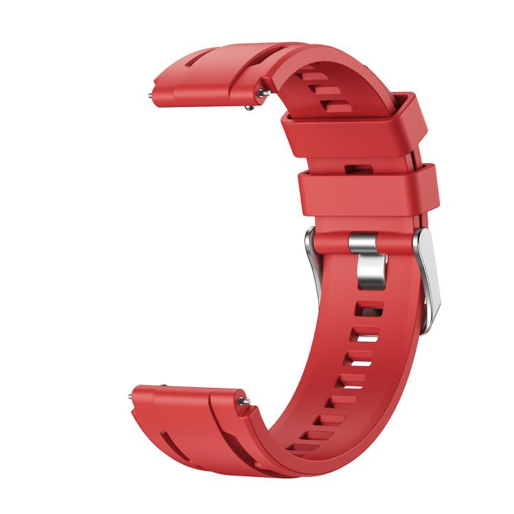 For Huawei Watch Ultimate 2 Silver Pin Buckle Single Color Silicone Watch Band