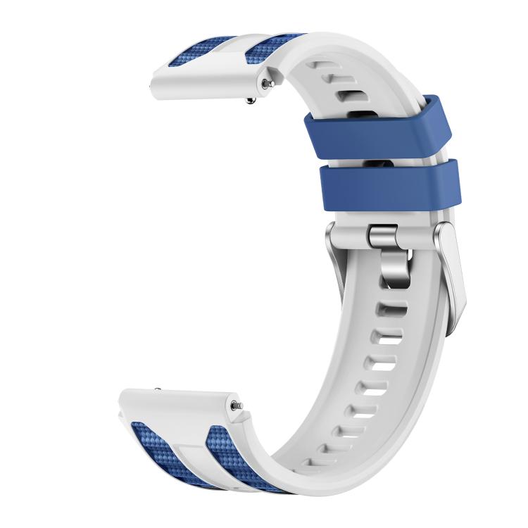 For Huawei Watch Ultimate 2 Silver Pin Buckle Two Color Silicone Watch Band
