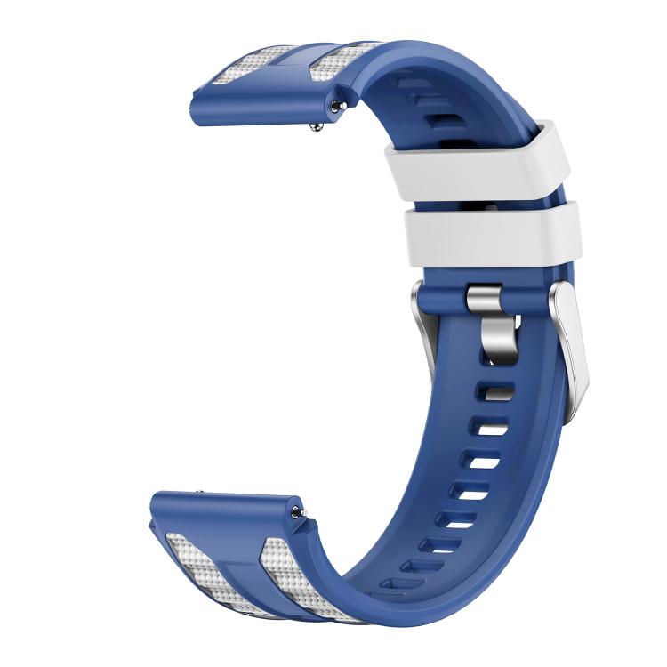 For Huawei Watch Ultimate 2 Silver Pin Buckle Two Color Silicone Watch Band