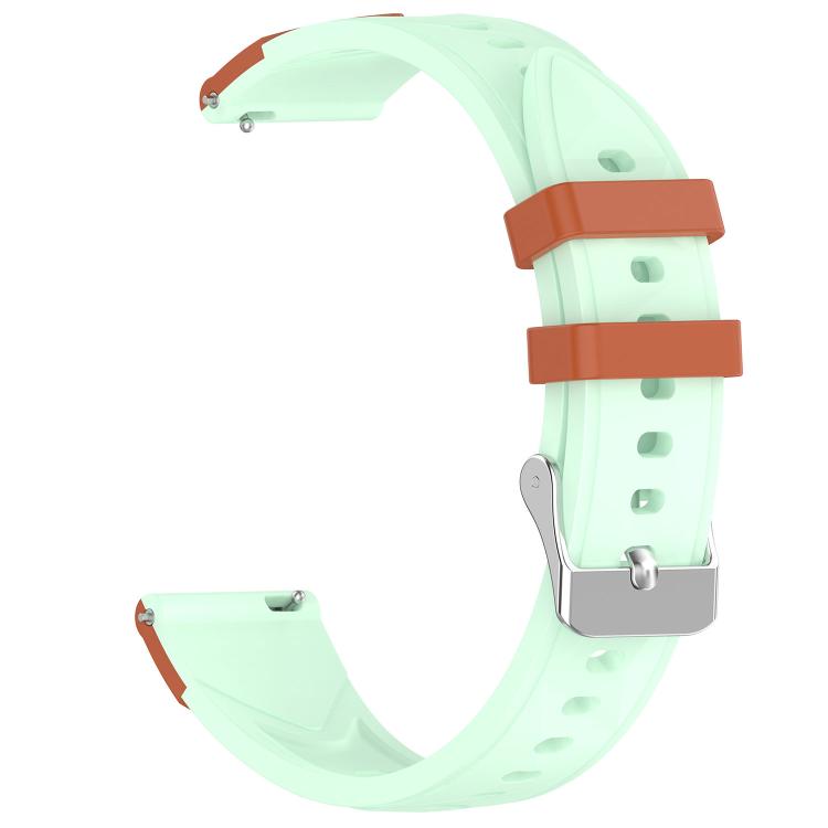 18mm Triangular Diamond Texture Two Color Silicone Watch Band