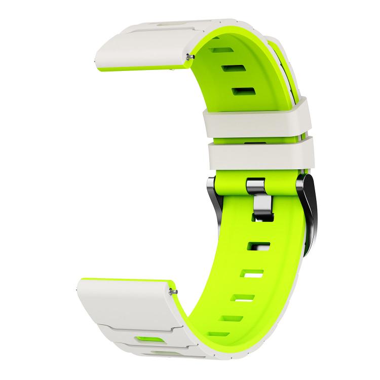 22mm Armour Texture Two Color Silicone Watch Band