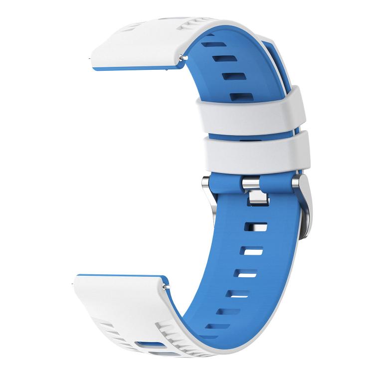 22mm Tire Texture Two Color Silicone Watch Band