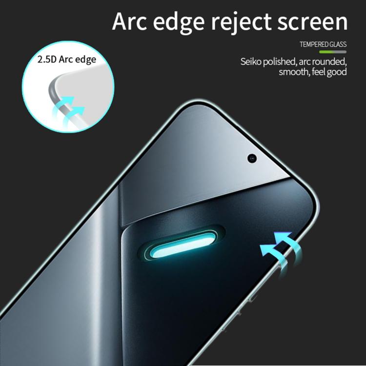 For Xiaomi Poco X8 Pro Unlock PINWUYO 9H 2.5D Full Screen Tempered Glass Film - Black