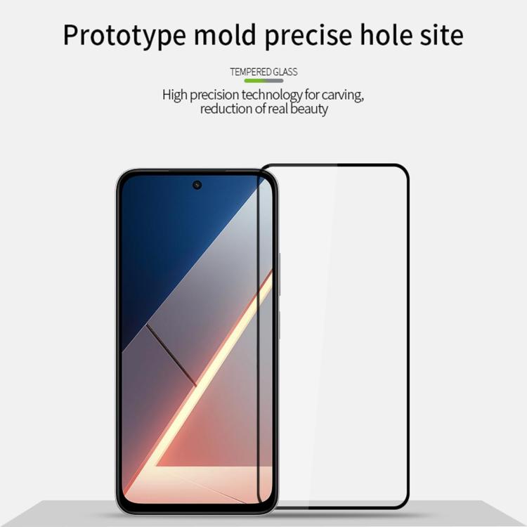For Xiaomi Poco M8s 5G PINWUYO 9H 2.5D Full Screen Tempered Glass Film - Black