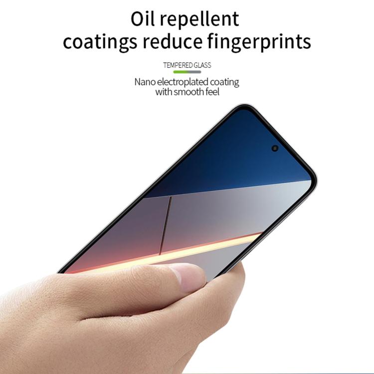 For Xiaomi Poco M8s 5G PINWUYO 9H 2.5D Full Screen Tempered Glass Film - Black