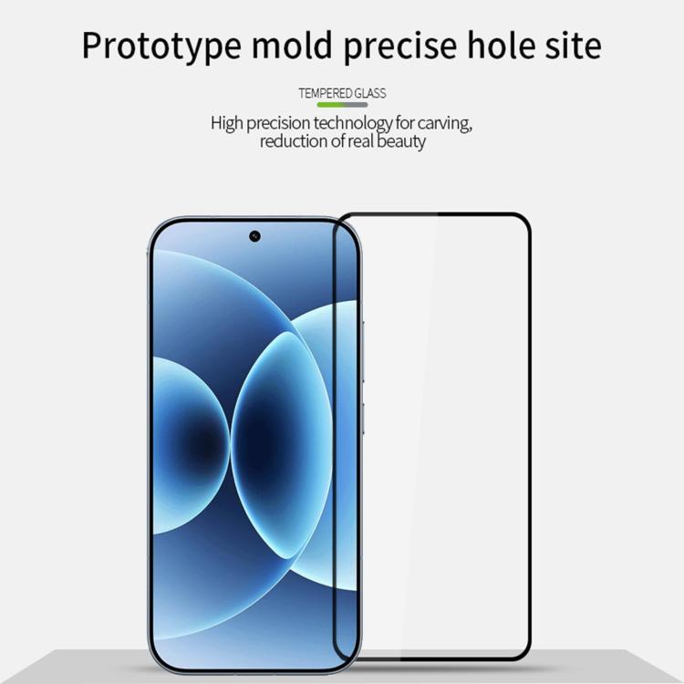 For Xiaomi 17T Pro 5G PINWUYO 9H 2.5D Full Screen Tempered Glass Film - Black