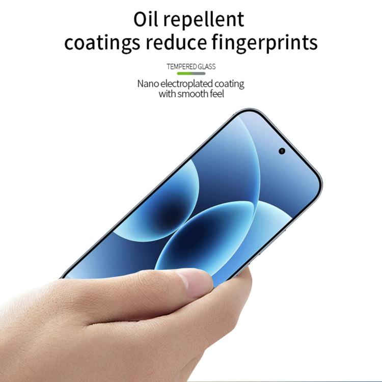 For Xiaomi 17T Pro 5G PINWUYO 9H 2.5D Full Screen Tempered Glass Film - Black