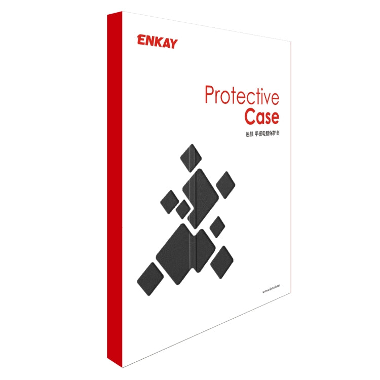 For HUAWEI MatePad Pro 10.8 ENKAY High Quality PU Leather + Plastic Bottom Case with Three-folding Holder